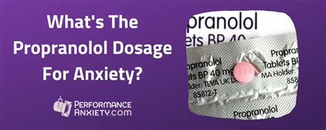 propranolol dating anxiety